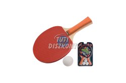 Ping-Pong ütő szett 3 db labdával, 1 db