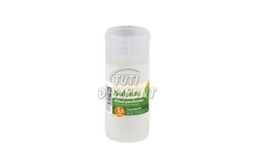 Kegyeleti mécsesbetét Bolsius RP15 fehér 12cm 36óra, 1 db
