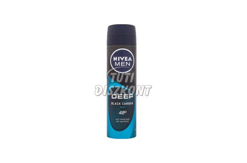 Nivea deo spray ffi Deep Black Carbon beat, 150 ml