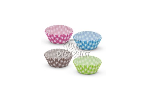 Muffin papír szett-kockás 100db/cs 57168S, 1 CS
