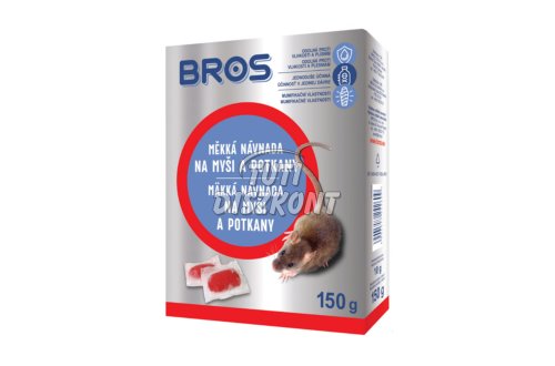 Bros Rágcsálóirtó pép 150g. 29ppm B1639, 1 DB