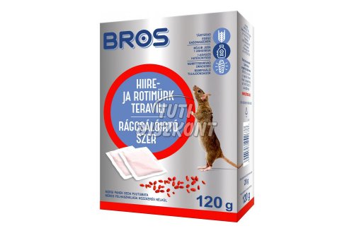 Bros Rágcsálóirtó szer gabonaszemes 120g. 29ppm B1732, 1 db