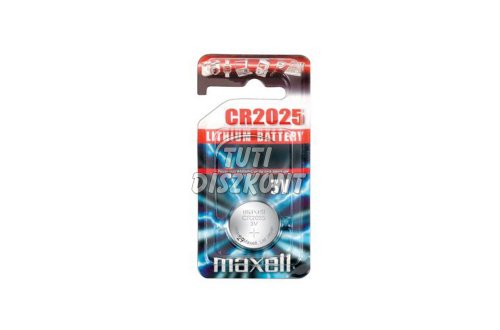 Maxell Lithium gombelem CR2025 B1 18741-1, 1 DB