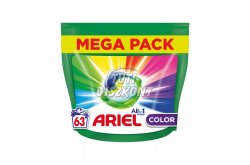 Ariel mosógél kapszula 63db color, 63 db