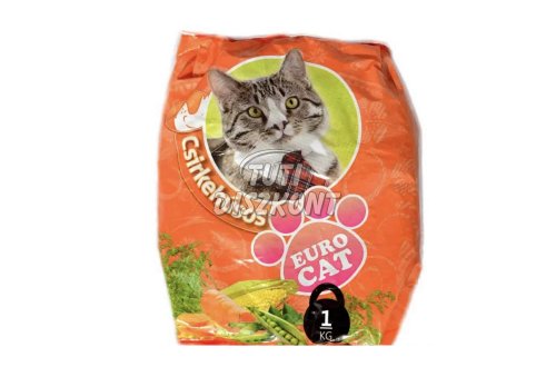 Euro cat száraz macskatáp csirke, 1 kg