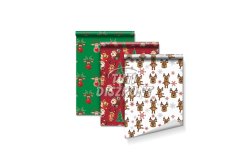 Karácsonyi csomagolópapír 3db/cs 70*150cm színes (58205C), 1 CS