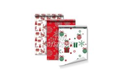 Karácsonyi csomagolópapír 3db/cs 70*150cm motívumos (58205F), 1 CS