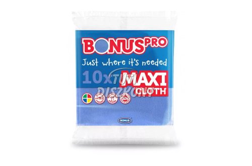 Bonus Maxi általános törlőkendő kék B259, 10 db