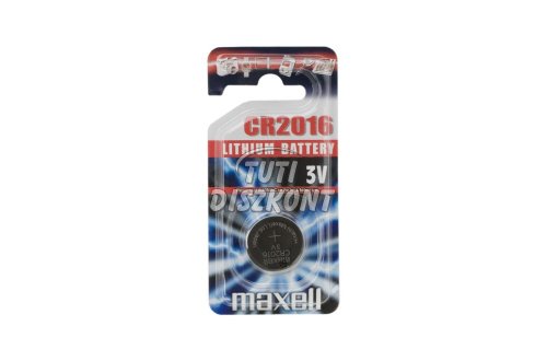 Maxell Lithium gombelem CR2016 3V B1 18740-1, 1 DB