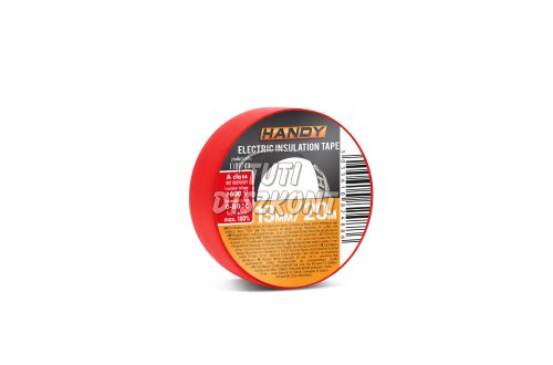Szigetelőszalag Piros 20m 11097RD, 1 db