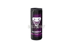 Kobra energiaital áfonya fémdobozos (DRS), 250 ML