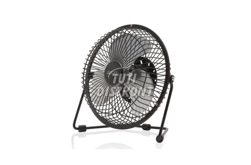USB Mini Ventilátor fekete 18*20cm 51110, 1 DB