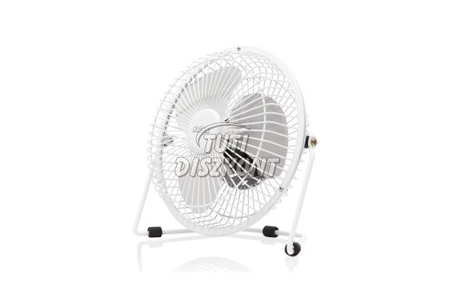 USB Mini Ventilátor fehér 18*20cm 51110WH, 1 DB