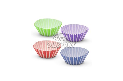 Muffin papír szett-csíkos 100db/cs 57168A, 1 CS