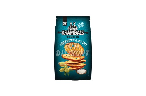 Krambals pirított kenyérszelet oliva és tengeri só, 70 G