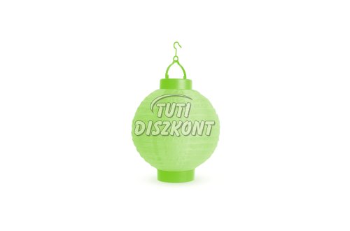 LED-es lampion 1 LED zöld 2xAAA 11399GR, 1 DB