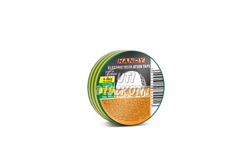 Szigetelőszalag zöld/sárga 20m 11097X, 1 db