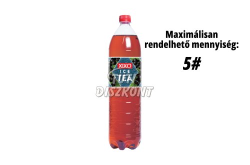Xixo Ice Tea 1,5l Feketeribizli PET DRS, 1.5 L