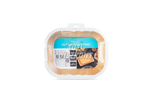 Air fryer sütőp.olaj n.sütőhöz téglalap 14x22cm 50db BW1020E, 1 CS