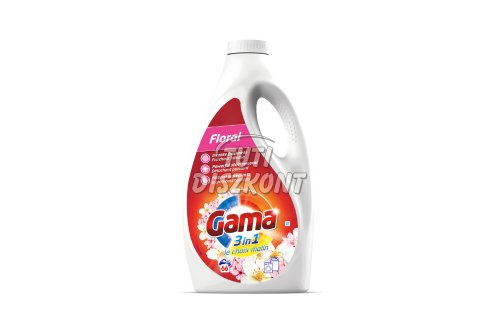 Gama mosógél 3l Floral - 66 mosás, 3 L