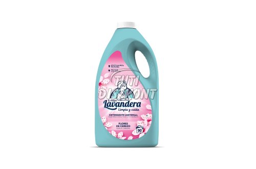 Lavandera mosógél 4,5l Flores de Cerezo 90 mosás rózsaszín, 4.5 L