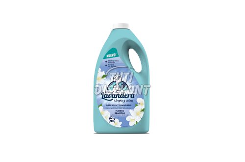 Lavandera mosógél 4,5l Flores Blancas 90 mosás lila, 4.5 L