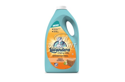 Lavandera mosógél 4,95l Marseille - 110 mosás, 4950 ml