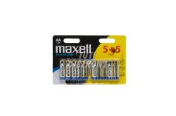 Maxell alkaline ceruza elem AA LR6 5+5 db/bl.(18733), 1 BL