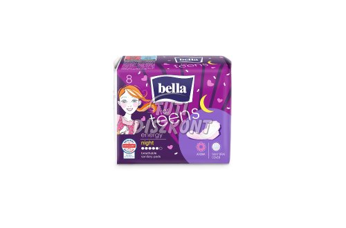 Bella For Teens eü.betét Ultra Energy Night, 8 db