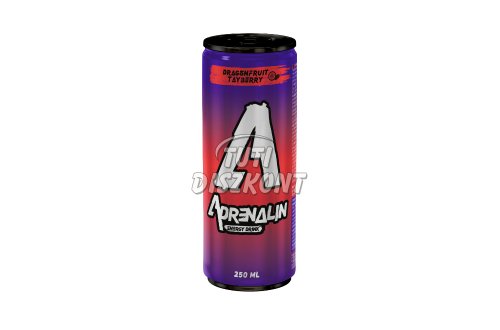 Adrenalin energiaital szedermálna-sárkánygyümölcs DRS, 250 ML