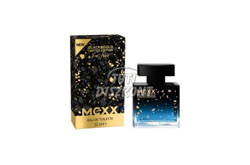 Mexx Black-Gold For Him EDT 30ml, 30 ml