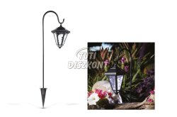 LED-es szolár lámpa kandeláber 80cm fekete(11236B), 1 DB