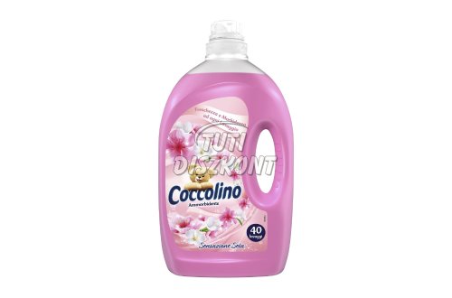 Coccolino öblítő 3L - 40 mosás Sensazione Seta rózsaszín, 3 l