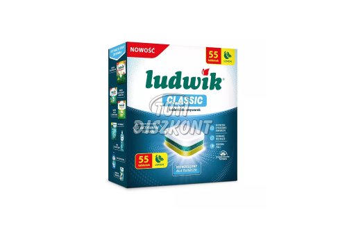 Ludwik Classic mosogatógép tabletta 55db, 55 DB