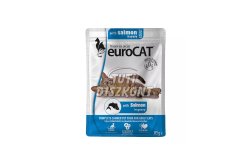 Euro cat alutasakos macskaeledel 85g lazac, 85 g