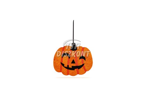 Halloween-i dekoráció tök akasztható fa 30x25cm 56573, 1 db