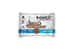 Euro cat alutasakos macskaeledel 4X85g lazac-f.hal, 340 g
