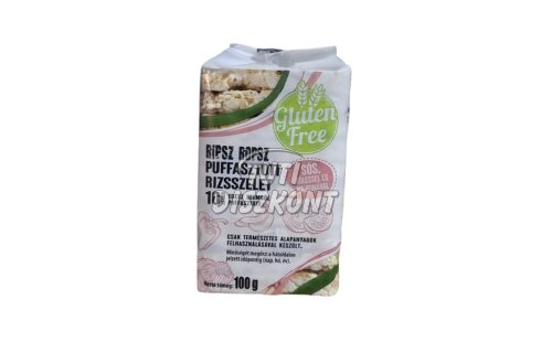 Ripsz Ropsz puff. rizsszelet 100g sós, köles-hajdina, 100 G