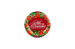 Karácsonyi kínálótál műanyag"Merry Christmas"37,5cm(59718A), 1 db