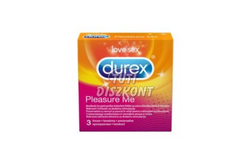 Durex óvszer Pleasure Me 3db, 3 DB