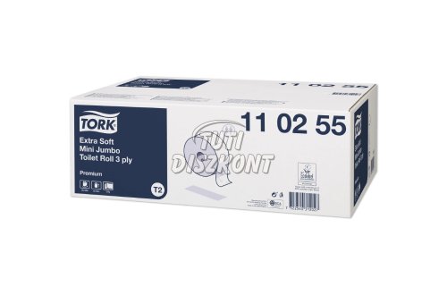 Közületi WC papír Tork Ext.Soft mini jum.19cm 3r.110255 12db, 1 cs