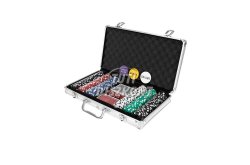 Játék Póker szett zseton,kártya,fém koffer(DA00006), 1 db