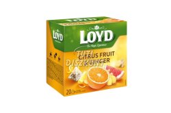 Loyd piramis tea CITRUS FRUIT-GYÖMBÉR 20*2g, 40 G