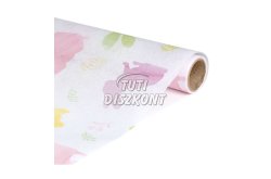 Asztalterítő futó 180x28cm 100%poliészter nyuszi(58207C), 1 db