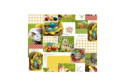 Húsvéti viaszos asztalterítő 140x100 cm több minta, 1 db