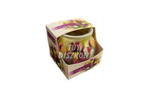 Illatgyertya poharas tulipán, 1 db