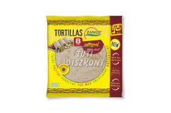 Zanuy Teljes kiőrlésű búza tortilla 20cm 8db, 320 g