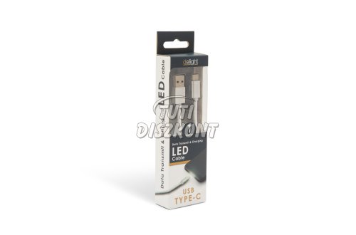 Adatkábel USB Type-C 55442C-WH, 1 db