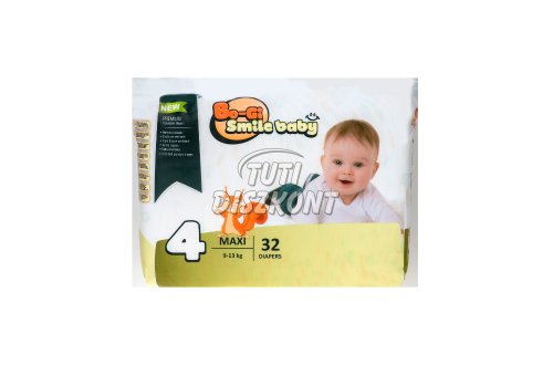BO-GI Smile baby nadrágpelenka Maxi 9-13kg, 32 DB