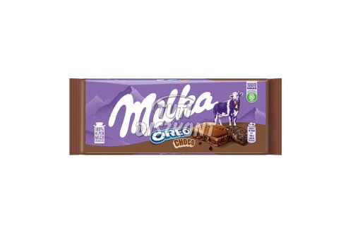 Milka táblás csokoládé 100gr Oreo Choco X, 100 G